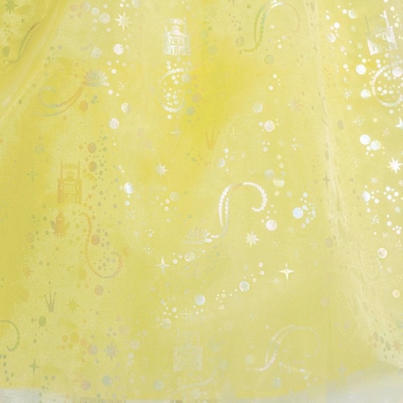 Girls Disney Princess & The Frog TIANA Deluxe Costume Small 4/6 x Dress Up NWT - Picture 3 of 8